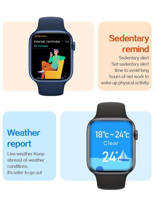 Original SmartWatch I7 Pro Max Series 7 Phone Call Custom Watch Face Sport Waterproof Man Women Wireless Charging Smart Watch ALODIA STORE