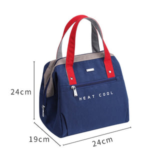 Fresh Cooler Bags Large Lunch Bag Women Waterproof Concise Convenient Thermal Breakfast Box Portable Picnic Travel Food Storage ALODIA STORE
