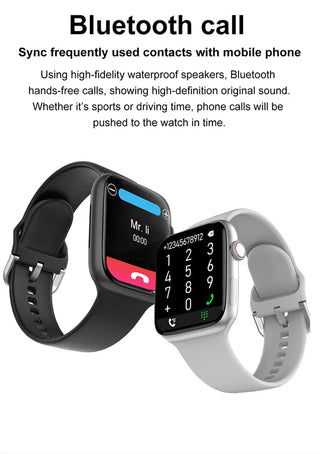 2023 NEW Smart Watch Bluetooth Calls Smartwatch For Men Women Sport Fitness Bracelet Custom Watch Face Sleep Heart Rate Monitor ALODIA STORE
