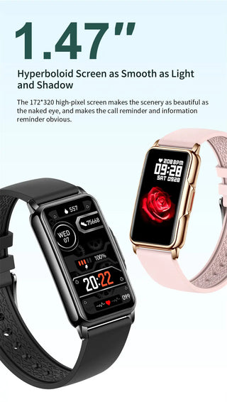 New Sports Smart Watch Men Women 1.47-inch Full Touch Fitness Tracker IP67 Waterproof Smartwatch For Huawei Xiaomi Phone ALODIA STORE