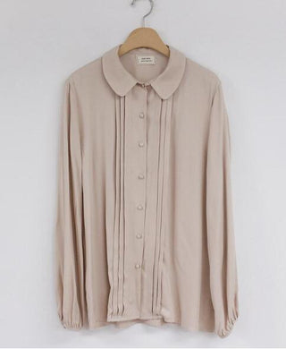Plaid Button Shirt Dress ALODIA STORE