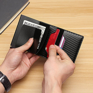 Leather Bank Card Wallet ALODIA STORE