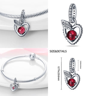 new 100% 925 sterling silver disney charm of ley 925 Chain Beaded Suitable For Ladies Original Pandora Bracelet DIY Jewelry ALODIA STORE