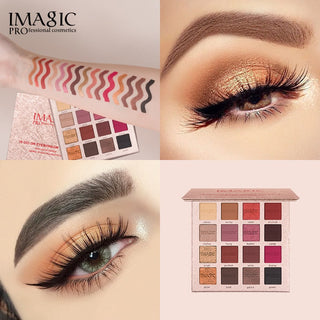 IMAGIC New Arrival Eyeshadow 16 Color Makeup Palette Matte ALODIA STORE
