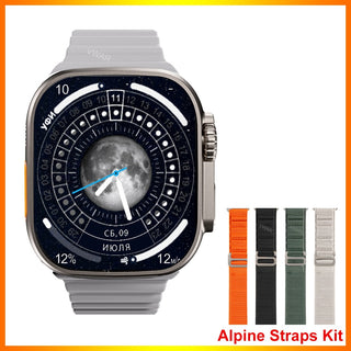 2022 VWAR ZD8 Ultra MAX Smart Watch Series 8 Titanium Alloy 1:1 49mm Case Bluetooth Call NFC ECG IP68 Waterproof Smartwatch Men ALODIA STORE