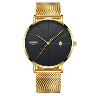 NIBOSI Ultra Thin Fashion Men Watch Top Luxury Brand Business Quartz Watches Waterproof Sports Watch Men Clock Relogio Masculino ALODIA STORE
