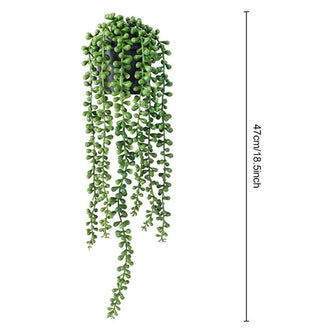 Artificial Vine Plants Hanging Ivy Green Leaves Garden Decoration Garland Grape Without Pot Fake Greenery Plant Home Accessories ALODIA STORE