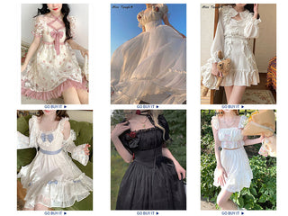 Lolita Dress Women Bow Pink Kawaii Party Mini lace Princess  Dresse Winter 2024 ALODIA STORE