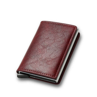 Leather Bank Card Wallet ALODIA STORE