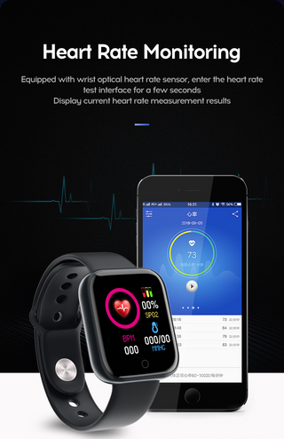 Twitch  Smart Watch Men Women Bluetooth Fitness Tracker Bracelet Sport Heart Rate Blood Pressure Kids Smartwatch for IOS Android ALODIA STORE
