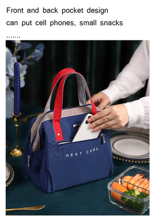 Fresh Cooler Bags Large Lunch Bag Women Waterproof Concise Convenient Thermal Breakfast Box Portable Picnic Travel Food Storage ALODIA STORE