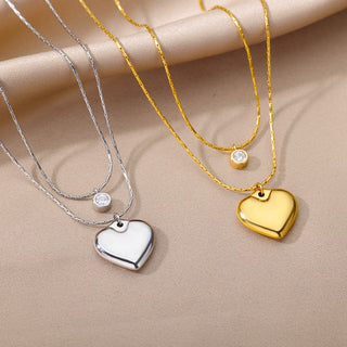 Stainless Steel Geometry Star Moon Butterfly Pendant Multilayer Chain Choker Necklace For Women Wedding Accessories Dropshipping ALODIA STORE