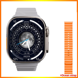 2022 VWAR ZD8 Ultra MAX Smart Watch Series 8 Titanium Alloy 1:1 49mm Case Bluetooth Call NFC ECG IP68 Waterproof Smartwatch Men ALODIA STORE