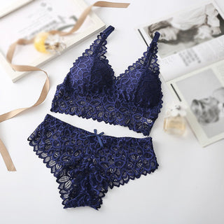 Sexy Lace Underwear French Bra Set Comfortable Women Bras Lingeries Ladies Underwear Suit ALODIA STORE