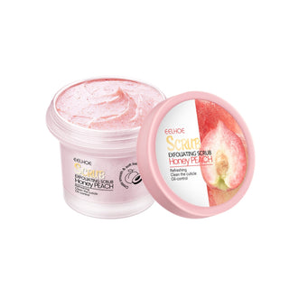 Peach Body Scrub Body Face Deep Cleaning Whitening Repair Pores Moisturizing Body Brightening Honey Exfoliating Scrub Cream 100g ALODIA STORE