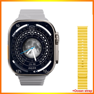 2022 VWAR ZD8 Ultra MAX Smart Watch Series 8 Titanium Alloy 1:1 49mm Case Bluetooth Call NFC ECG IP68 Waterproof Smartwatch Men ALODIA STORE