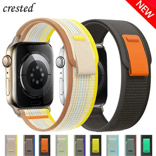 Trail loop Band for Apple watch Ultra 49mm 45mm 41mm 44mm 40mm 42mm 38mm 40 44 45 mm bracelet iWatch series 7 6 5 4 3 se 8 strap ALODIA STORE