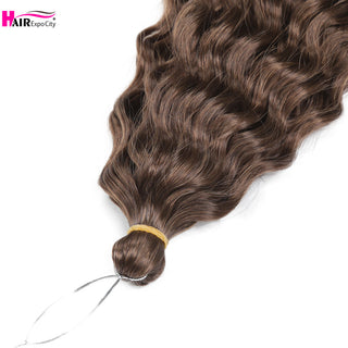 Ariel Curl Deep Wave Braiding Hair Extension Natural Synthetic African Afro Hair Water Twist Crochet Braids Hair Expo City ALODIA STORE