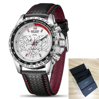 MEGIR Mens Watches Top Brand Luxury Quartz Watch Men Fashion Luminous Army Waterproof Men Wrist Watch  Relogio Masculino 1010G ALODIA STORE
