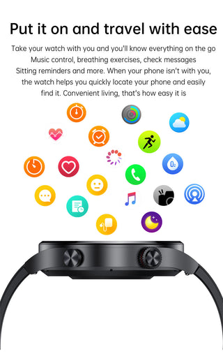 2022 New Bluetooth Call Smart Watch Men Sports Fitness Tracker Waterproof Smartwatch Large HD screen for huawei Xiaomi phone+box ALODIA STORE
