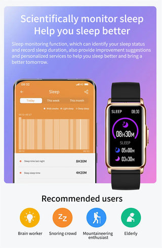 New Sports Smart Watch Men Women 1.47-inch Full Touch Fitness Tracker IP67 Waterproof Smartwatch For Huawei Xiaomi Phone ALODIA STORE