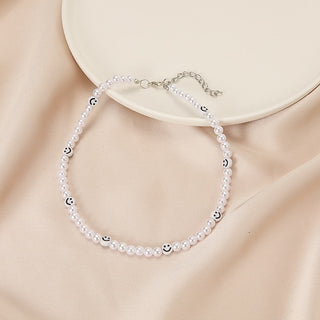Trendy Love Pearl Necklace Female Personality Travel Party Fashion Clavicle Necklace Accessories collar perlas collar ALODIA STORE