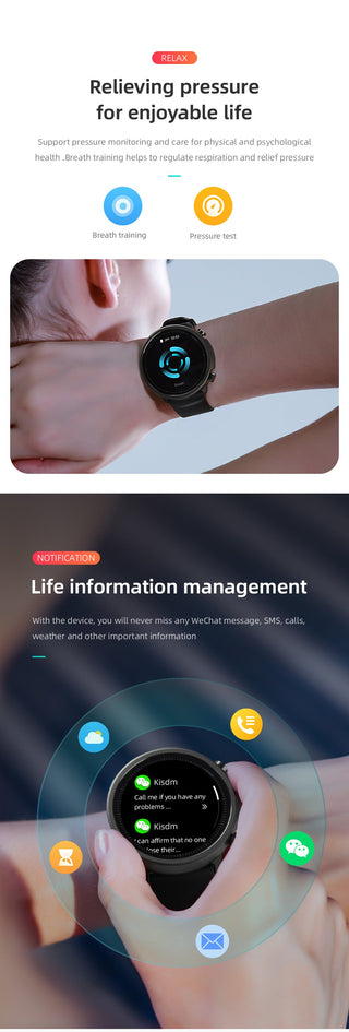 Mibro A1 Smartwatch Global Version Blood Oxygen Heart Rate Monitor 5ATM Waterproof Fashion Bluetooth Sport Men Women Smart Watch ALODIA STORE