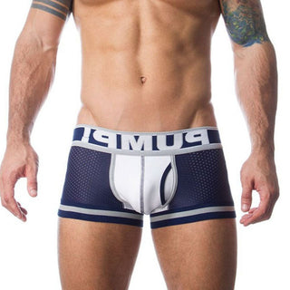 Lingeries Cotton Patchwork Low waist Sexy Men Underwear Boxer Shorts New Trunks Mens Boxershorts Underware Boxers Funny ALODIA STORE