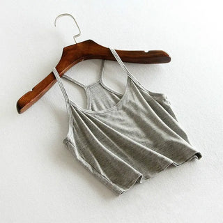 Vest Check Render Short Top Sexy Women Sleeveless U Croptops Tank Tops Running Vest Crop Tops Vests Sports Wear for Women Gym ALODIA STORE