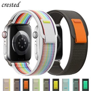 Trail loop Band for Apple watch Ultra 49mm 45mm 41mm 44mm 40mm 42mm 38mm 40 44 45 mm bracelet iWatch series 7 6 5 4 3 se 8 strap ALODIA STORE