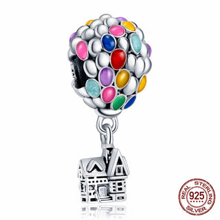 new 100% 925 sterling silver disney charm of ley 925 Chain Beaded Suitable For Ladies Original Pandora Bracelet DIY Jewelry ALODIA STORE