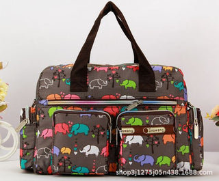 Ladies LargeCapacity Waterproof Tote Bag Flower ALODIA STORE