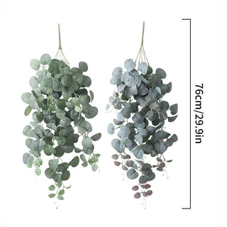Artificial Plant Vines Wall Hanging Rattan Leaves Branches Outdoor Garden Home Decoration Plastic Fake Silk Leaf Green Plant Ivy ALODIA STORE