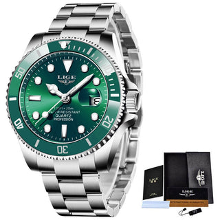 2022 Top Brand Luxury Fashion Diver Watch Men 30ATM Waterproof Date Clock Sport Watches Mens Quartz Wristwatch Relogio Masculino ALODIA STORE