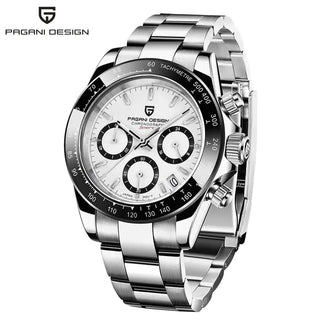 PAGANI DESIGN Top Brand New Men Quartz Wristwatch Luxury Sapphire Glass Sports Watch Rubber Strap Chronograph Watch Men Relogio ALODIA STORE