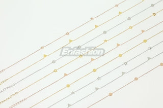 Enfashion Geometric Triangle Circle Star Choker Necklace Gold color Necklaces Pendants Stainless Steel Necklace Women chocker ALODIA STORE
