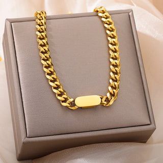 Stainless Steel Geometry Star Moon Butterfly Pendant Multilayer Chain Choker Necklace For Women Wedding Accessories Dropshipping ALODIA STORE