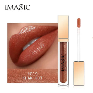 IMAGIC Lipgloss Matte 20 Colors Lip Gloss Velvety Lipstick Liquid Matte Waterproof Lip Tint Full & rich Sexy Lip Makeup Cosmetic ALODIA STORE