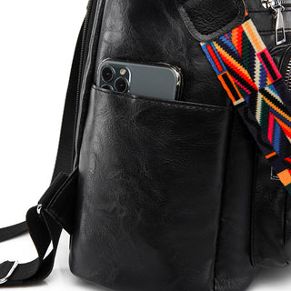 Fashion Anti-theft Women Backpacks Famous Brand High leather ALODIA STORE
