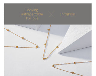 Enfashion Geometric Triangle Circle Star Choker Necklace Gold color Necklaces Pendants Stainless Steel Necklace Women chocker ALODIA STORE