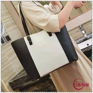 New Women's Handbags Simple Shoulder Bag Large Capacity Leather Fashion Korean Tote Bag Trendy Leisure Office Lady Bags ALODIA STORE