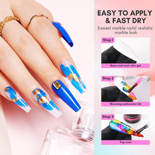 Makartt Marble Nail ALODIA STORE
