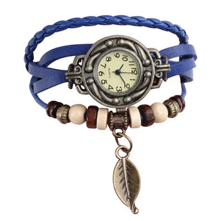 High Quality Women Genuine Leather Vintage Quartz Dress Watch Bracelet Wristwatches watch women luxury watch ALODIA STORE
