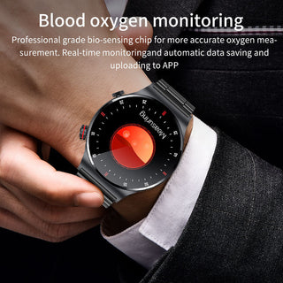 LIGE ECG+PPG Bluetooth Call Smart Watch Men 2022 Sports Bracelet NFC Waterproof Custom Watch Face Men SmartWatch For IOS Android ALODIA STORE