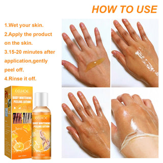 Insantly Whitening Peeling Gel Lotion Exfoliating Mask Fnger Knee Armpit Dark Skin Body Moisturizing Brighten Scrub Cream Care ALODIA STORE