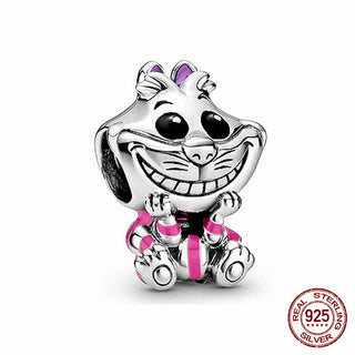 new 100% 925 sterling silver disney charm of ley 925 Chain Beaded Suitable For Ladies Original Pandora Bracelet DIY Jewelry ALODIA STORE
