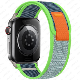 Trail loop Band for Apple watch Ultra 49mm 45mm 41mm 44mm 40mm 42mm 38mm 40 44 45 mm bracelet iWatch series 7 6 5 4 3 se 8 strap ALODIA STORE