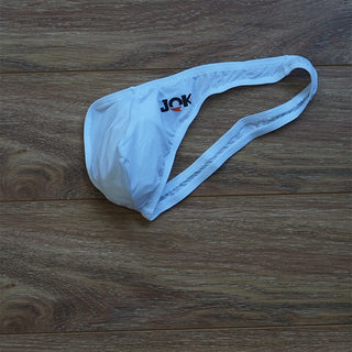 Men Sexy Lingerie Underwear Unilateral Tie T Pants Low Waist Sexy Thong Gays Clothes Sissy Panties Mens G-strings Pouch Bikini ALODIA STORE