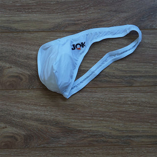 Men Sexy Lingerie Underwear Unilateral Tie T Pants Low Waist Sexy Thong Gays Clothes Sissy Panties Mens G-strings Pouch Bikini ALODIA STORE