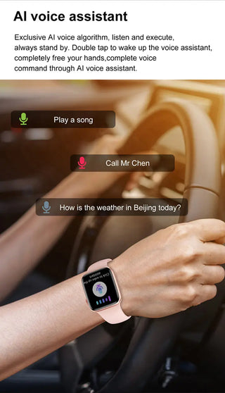 2023 NEW Smart Watch Bluetooth Calls Smartwatch For Men Women Sport Fitness Bracelet Custom Watch Face Sleep Heart Rate Monitor ALODIA STORE
